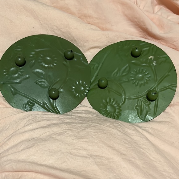 2 Shabby Chic Candle Holders - Picture 3 of 3